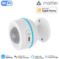 Tuya Matter Thread Smart PIR Motion Sensor Wireless Human Body Motion Infrared Detector Work With HomeKit Alexa  Home. 