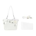 New Original Spicy Girl Cool Ita Bag Large Capacity Transparent Pain Layer Crossbody Bag Love Chain Ulzzang Shoulder Bag. 