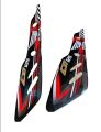 Honda 125 Silencer Patti Sticker(e) Euro 2 One Piece (koi bhi). 