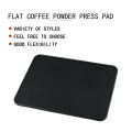 Anti-skid Coffee Tamper Mat Food Grade Silicone Pad Espresso Coffee Tamping Corner Black Thicken Mat. 