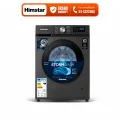Himstar 8KG Inverter Motor Front Load Fully Automatic Washing Machine | HW-80FAW82ITK/NJ | 1200RPM Fast Spin Dry | LED Touch Panel | 11 Wash Programs | Delay Start | Child Lock | Energy Efficient. 