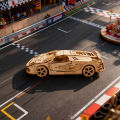 3D Wooden Puzzle Sports Car Model Fun and Educational DIY    Holiday . 