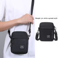 Men's bag, available in single shoulder or cross-body design, suitable for daily use during school. Made of nylon material..