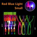 New 50/30/10/5/1Pc Amazing Light Toy Arrow Rocket Helicopter Flying LED Light Toys Party Fun Best Gifts Rubber Band Catapult. 