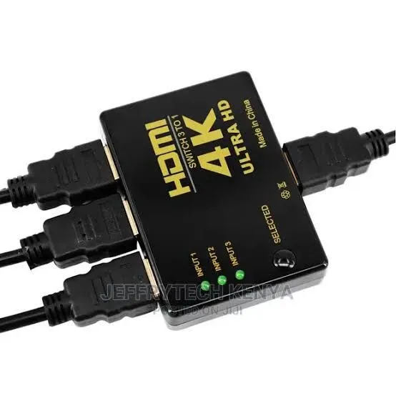 HDMI Switch Switcher Splitter Hub Adapter with IR RF Remote