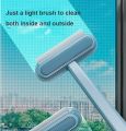 4 in 1 Window Screen Cleaner Brush with Handle, Magic Window Cleaning Brush, Also Suitable for Window Washer Squeegee Kit, Window Cleaner Squeegee, Window Track Or Seal Cleaning Tools. 