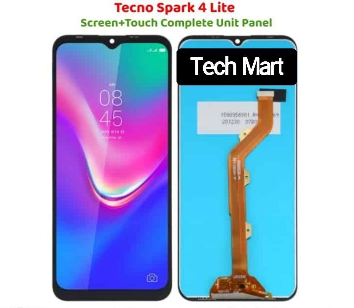 Tecno Spark 4 Lite A+ LCD Panel