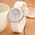 Reloj Mujer Fashion Women Watches White Silicone Jelly Quartz Watch Ladies Dress Wrist Watch Gifts for Girls Relogio Feminino. 