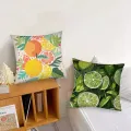 Lemon Pillow Case Square Pillow Bedroom Sofa Leisure Comfort Cushion Car Living Room Home Decoration 40X40. 