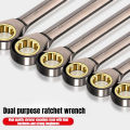 JUSTINLUA 1PC 11-32mm Adjustable Torque Universal Ratchet Wrench Suitable for Bicycle Motorcycle Car Repair Tool Mechanical Tool. 