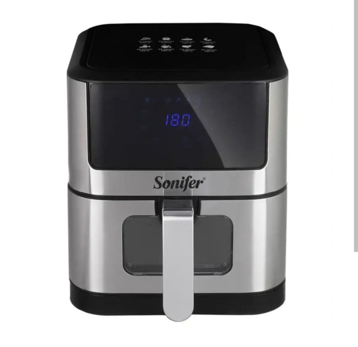 Sonifer%20Air%20Fryer%20With%20Glass%20Window%20Bucket%206%20Ltrs%20Large%20Size%20-%20Image%203