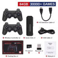 X2 Plus GD10 Pro 4K Game Stick New 3D HD 2.4G Retro Video Game Console Wireless Controller TV 50 Emulator For PS1/N64/DC 64G Gif. 