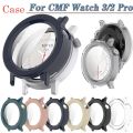 PC Case+Glass for Nothing CMF Watch 3 Pro Smart HD Screen Protector Hard Bumper Protective Cover for CMF Watch Pro 2 Shell Cover.