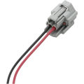 6x Female Fuel Injector Connector Plug Pigtail Harness Kit For Toyota For Audi For Denso.