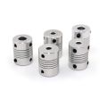 D19XL25 Aluminum Z-Axis Flexible Coupling for 3D Printer Stepper Motor Shaft Couplers 4mm/5mm/6mm/8mm/10mm Sizes Available. 