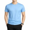 Premium Jersey Fabric Round Neck T-Shirt For Men – Soft & Comfortable – White, Black, Navy Blue, Maroon, Blue – Size M-XXL.