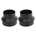 Duct Connector 1pair Parking Heater Adapter Tube 60 to 75MM Heater Ducting Pipe Joiner Connector for Webasto Heater.