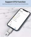 Lightning to USB Camera Adapter, USB 3.0 OTG Cable for iPhone/iPad to Connect Card Reader, USB Flash Drive, U Disk, Keyboard, Mouse, Hubs, MIDI, Plug & Play. 