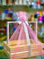Wooden Gift Basket || Hand Made Basket || gift Basket With Net. 