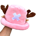 Anime Tony Tony Chopper Plush Hat Kawaii Cute Boy Girl Cosplay Blue Pink Soft Warm Hat Cartoon Chopper Accessories Props. 