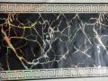 Black marble look Plastic Dastarkhwan/Table Cloth Sheet/Dining Table sheet To Cover Your Dining 3*5 Feet-Protect Your Table From Scratches and Dust-Best Kitchen Item for Birthday and Parties. 