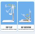 Foldable, Adjustable, Universal Mobile Stand  | Flexible Mobile Holder | Mobile & Tablet Holder |  Flexible Stand pack of 2. 