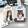 2pcs PVC 3 Inch Photocard Holder  Idol Photo Protector Card Case Display Pendant. 