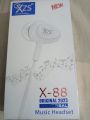 Handsfree XZS, X-88, White Colour, Premium Quality. 