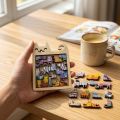 Cute Wooden Cat-Shaped Fun High-Difficulty Puzzle Toy Kids Early Education Thinking Training Creative Portable Birthday . 