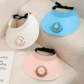 Rotating Fan hat | Chargeable Fan Cap. 