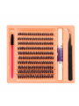 DIY Lash Extensions Kit Mink Lashes Cluster 180Pcs Cluster with LashBond and Seal and LashApplicator and Eyelash Brush. 