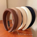 1/2/3/5pcs Wild Solid Color Sponge Headband for Women Fashion Girl Wash Face Wide Edge Simple Hair Band. 
