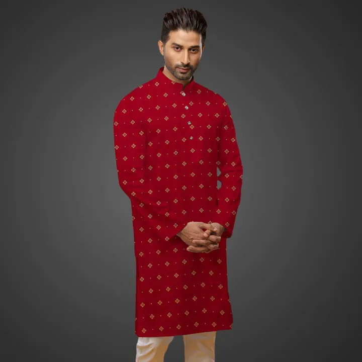 Stylish%20and%20Fashionable%20Export%20Quality%20Lilan%20Cotton%20Panjabi%20For%20Men.%20-%20Image%207