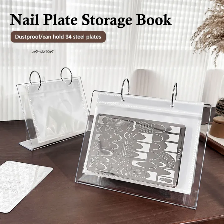 Nail%20Art%20Stamping%20Plate%20Holder%20Storage%20Book%20with%20Printed%20Steel%20Plates%20Sticker%20Card%20Display%20Rack%20And%20Bag%20for%20Nail%20Art%20Accessories%20-%20Image%202