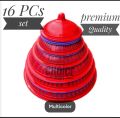 16 Pcs Plastic Lid Set Package.
