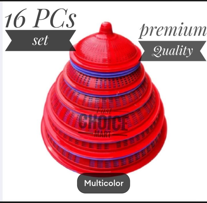 16 Pcs Plastic Lid Set Package