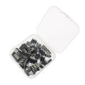 66-100pcs/lot NE555 UC3842 UC3843 UC3845 24C02 24C04 Connector IC Sockets DIP6/8/14/16/18/20/24/28 pins IC Adaptor Socket Kit. 