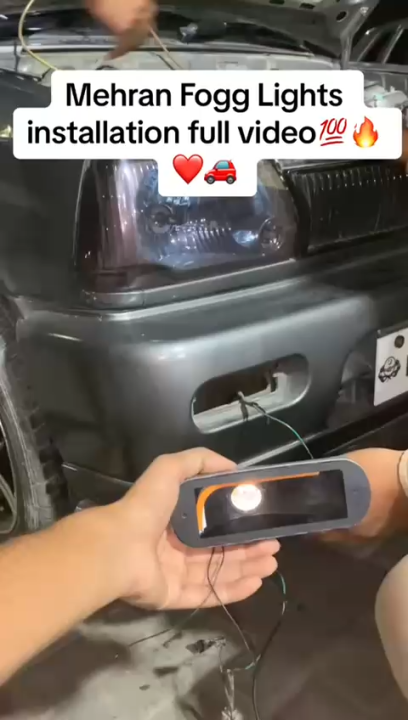 Mehran Led Custom LED Fog Lights for Suzuki Mehran | DRL Style Dual Color ...