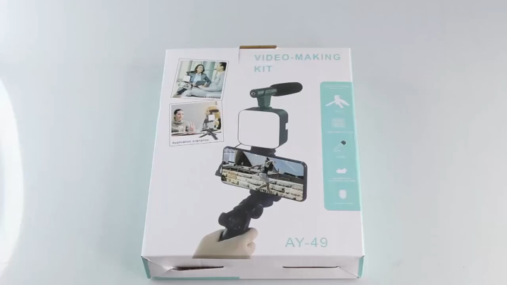 Ultimate Vlogging Kit : Complete Mobile Video Making Setup with Tripod ...