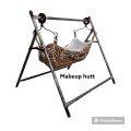 Baby cradle swing cot round shape with stand full folding ghodiya jhula. 