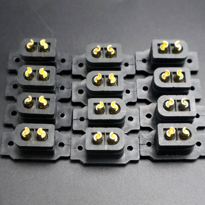 6/12pcs XT60E-F Battery Connector XT60E Female Plug Gold-plated XT60 Mountable Connector Black Socket
