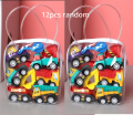 6/12Pcs Mini Inertial Pull Back Engineering Car Set Child Kids Cartoon Toys Birthday . 