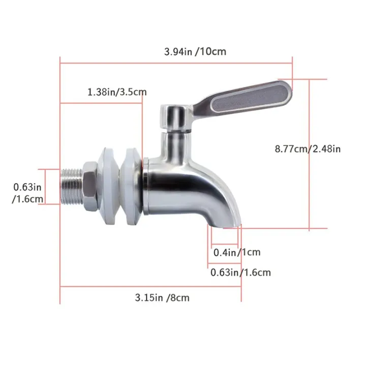 304%20Stainless%20Steel%20Wine%20Barrel%20Faucet%20Replacement%20Beverage%20Juice%20Water%20Coffee%20Spigot%20For%20Glass%20Jar%20Dispenser%20-%20Image%206