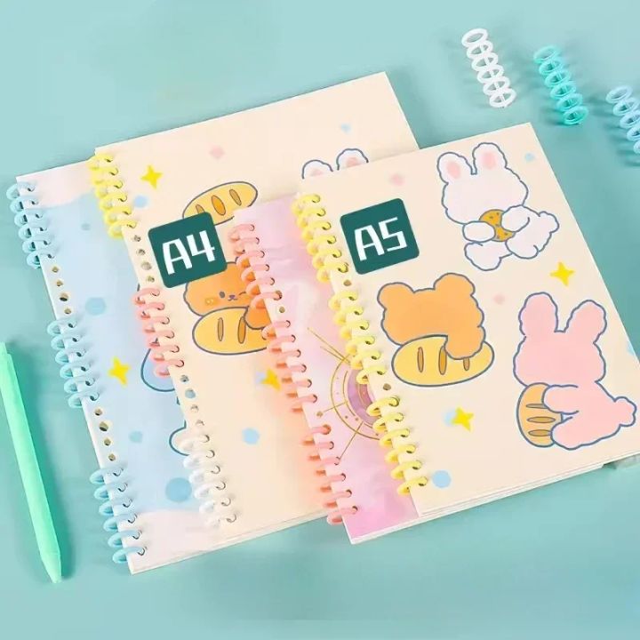 6%20Holes%20Loose%20Leaf%20Binder%20Ring%2010pcs%20Scrapbooking%20Album%20Binder%20Spiral%20Binding%20Clips%20Cute%20Stationery%20Student%20School%20Supplies%20New%20-%20Image%203