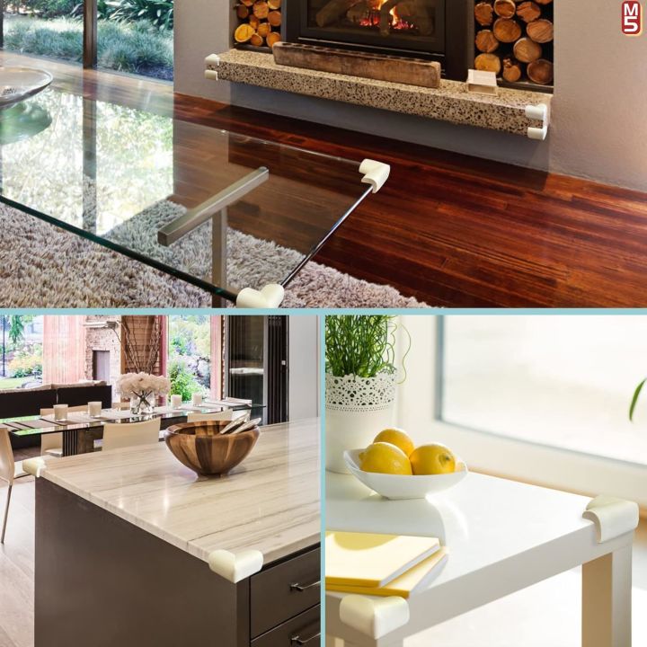 4Pcs%20Corner%20Protector%20Baby%20Proofing%20Edge%20and%20Corner,%20Soft%20Safety%20Pre-Taped%20Rubber%20Foam%20Furniture%20Bumpers%20for%20Fireplace,%20Table%20-%20Image%204