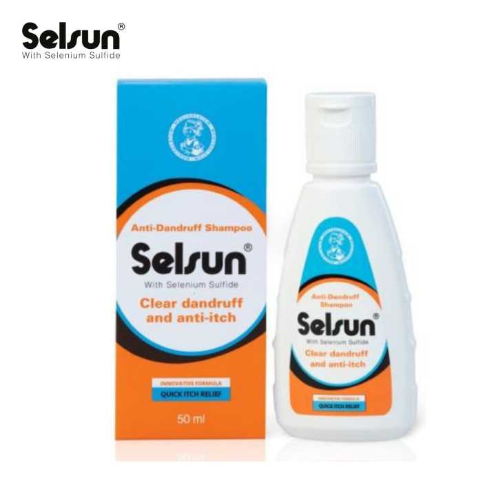 Rohto Mentholatum Selsun Anti-Dandruff Shampoo For Dandruff Control And Itchy Scalp 50ml