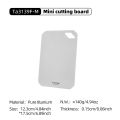 Tiartisan Pure Titaniuim Mini Cutting Board Outdoor Camping Portable Double Sided Food Grade Fruit Meat Chopping Board.