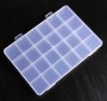 Multi Purpose storage box plastic divided box (24compartments) for electronic components,Jewellery box, Beads box, Screws, Medicine etc..