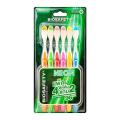 Biosafety neon toothbrush best value pack colorful. 