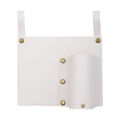 Camping Chair Pocket, Beach Chair Pouch with 2 Leather Pockets, Wheelchair Side Bag for Bedside/Outdoor/Beach/Camping.